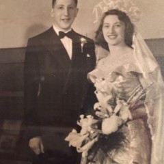 Alice at her wedding