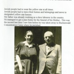 Eva's parents in the yellow star house