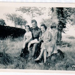 Lossiemouth, 1941. Joe with his parents