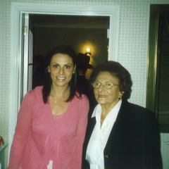 Marianne with Geraldine 2003
