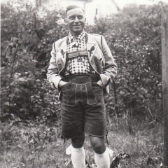 Mrtin Ansbacher wearing traditional Tracht clothing
