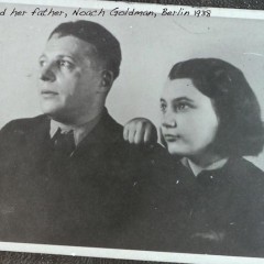 Sonja and her father 1938