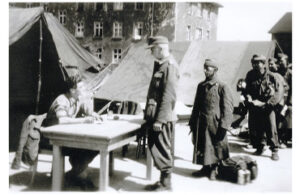 Bob Kutner interrogating German prisoners of war