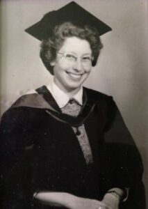 Edith's graduation photo