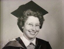 Edith's graduation photo