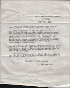 Gretl's reference from school