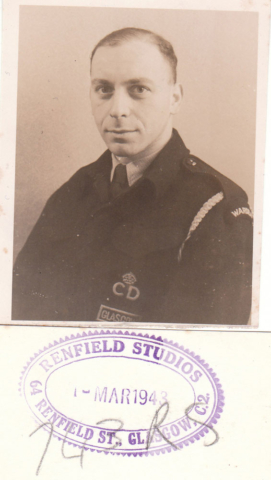 1943 Martin Anson in Civil Defence Uniform