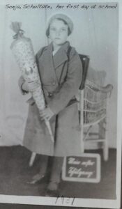 Sonja first day at school