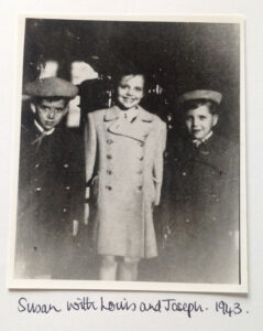 Susan with Louis and Joseph 1943