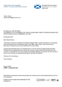 family at street named after Finlay Freundlich